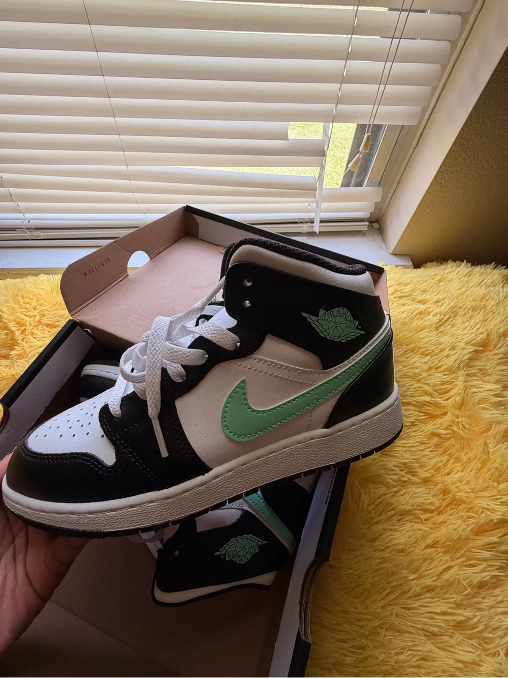 Jordan Sneakers Black Box with Gold Jumpman Logo